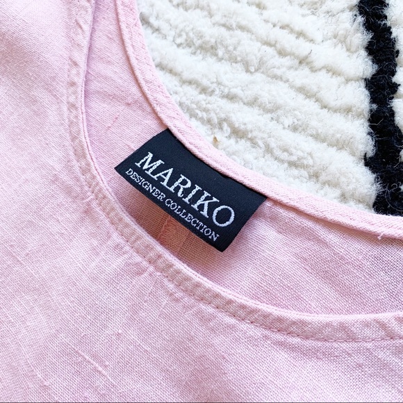 Linen Tie Dye Maxi Dress - Picture 5 of 16